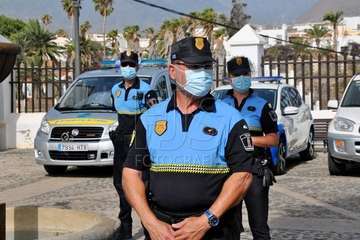 Homenaje de la Banda Municipal de Música a la Policía Local y Policía Nacional  (Foto Francisco Javier Santana)